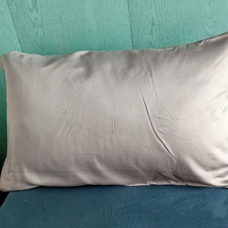 100s Tencel Square Pillow Cushion Solid Color Sofa Pillow Cover